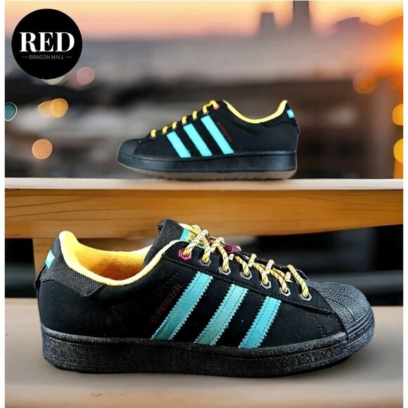 Adidas Superstar Popped Color Shoes FX9091 - Men's Size 8.5